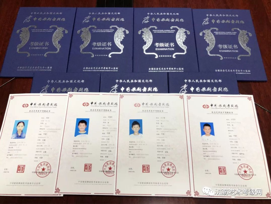 中国歌剧舞剧院2019年(寒假)考级证书领取通知!